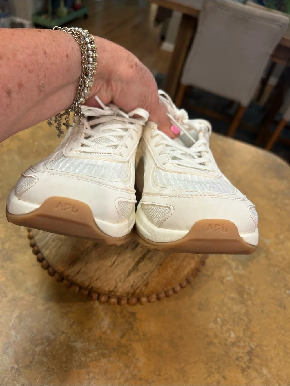 APL Women's Jogger Sneakers in Ivory - Picture 14 of 14